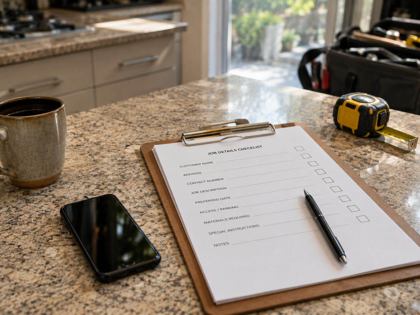 Perth handyman job request submission form