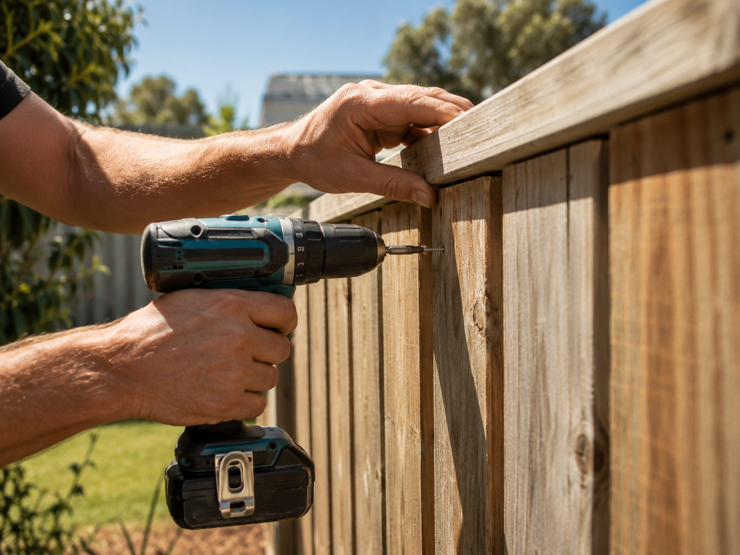 Perth handyman services list tradie completing a repair